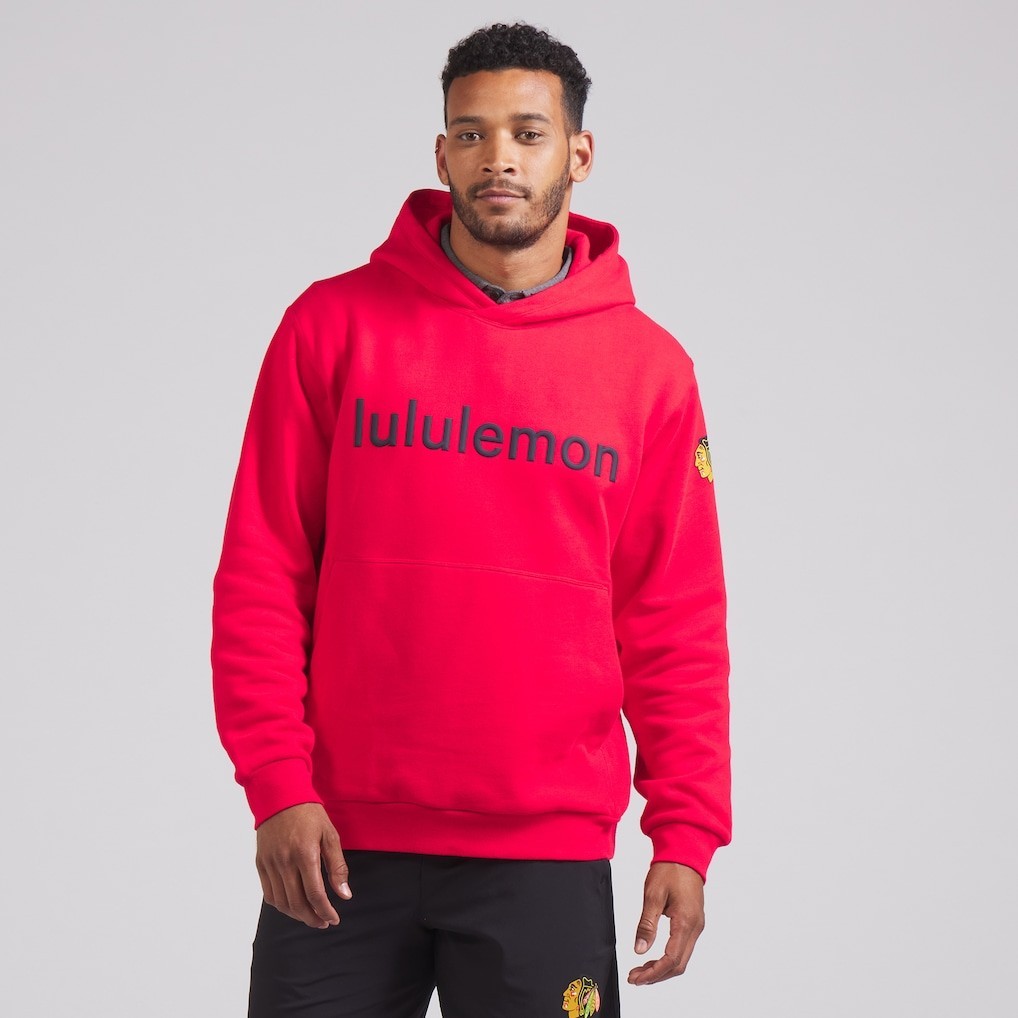 NEW Chicago Blackhawks lululemon x NHL Men\'s Steady State Pullover Hoodie NEW Chicago Blackhawks lululemon x NHL Men\'s Steady State Pullover Hoodie