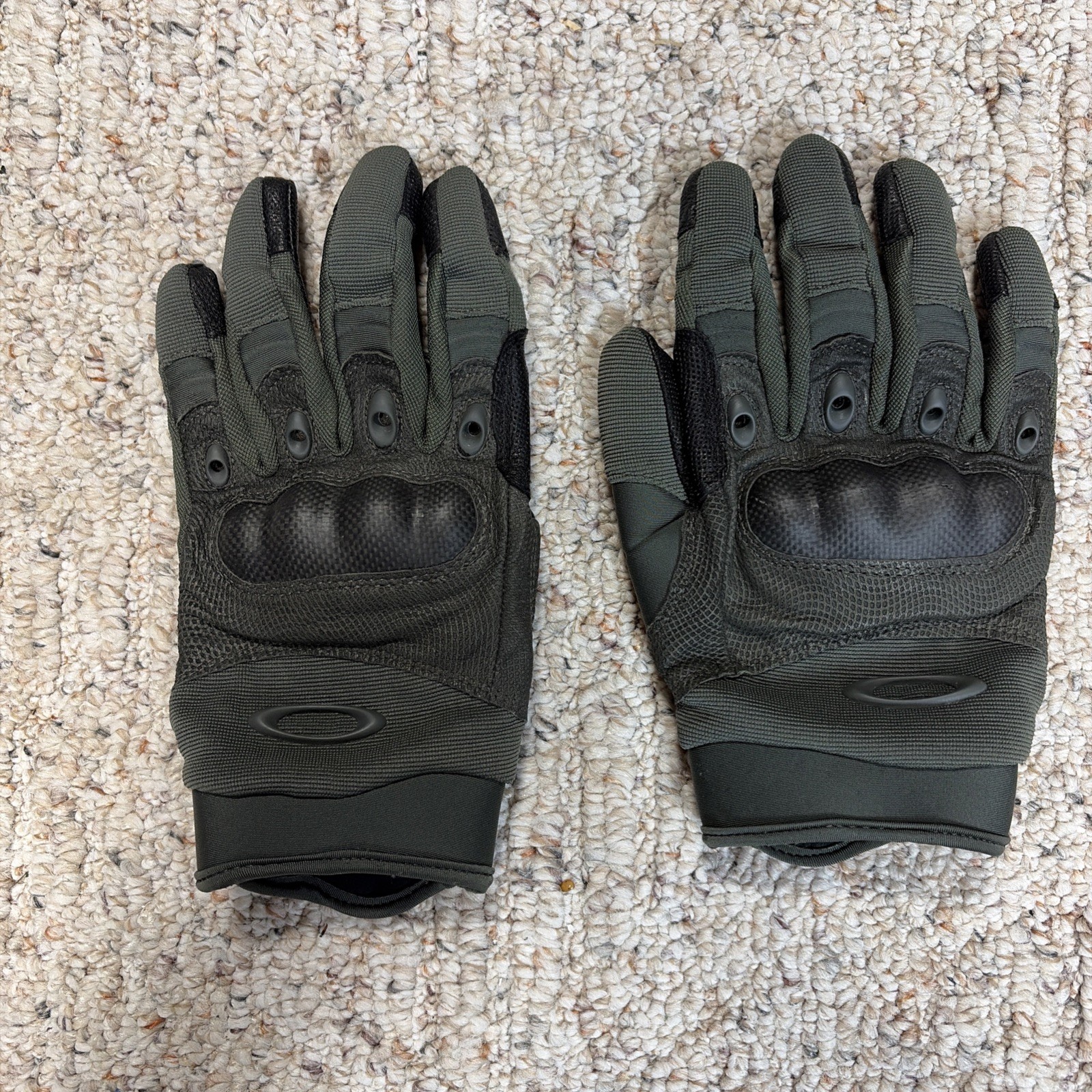 Oakley SI Assault Gloves Factory Pilot Carbon Fiber Tactical Old Gen XL, OD