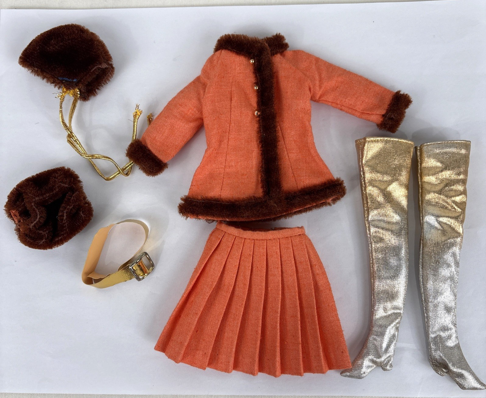 Vintage 1969-70 Barbie Winter Wow #1486 Complete Outfit- No Doll