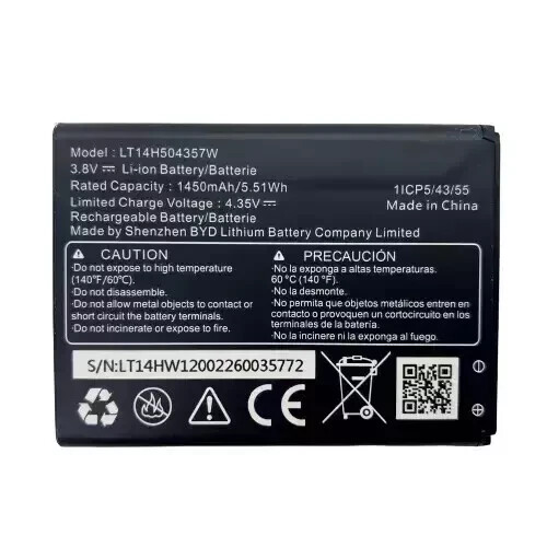 New Original Battery for AT&T Cingular Flip IV U102AA Model: LT14H504357W New Original Battery for AT&T Cingular Flip IV U102AA Model: LT14H504357W