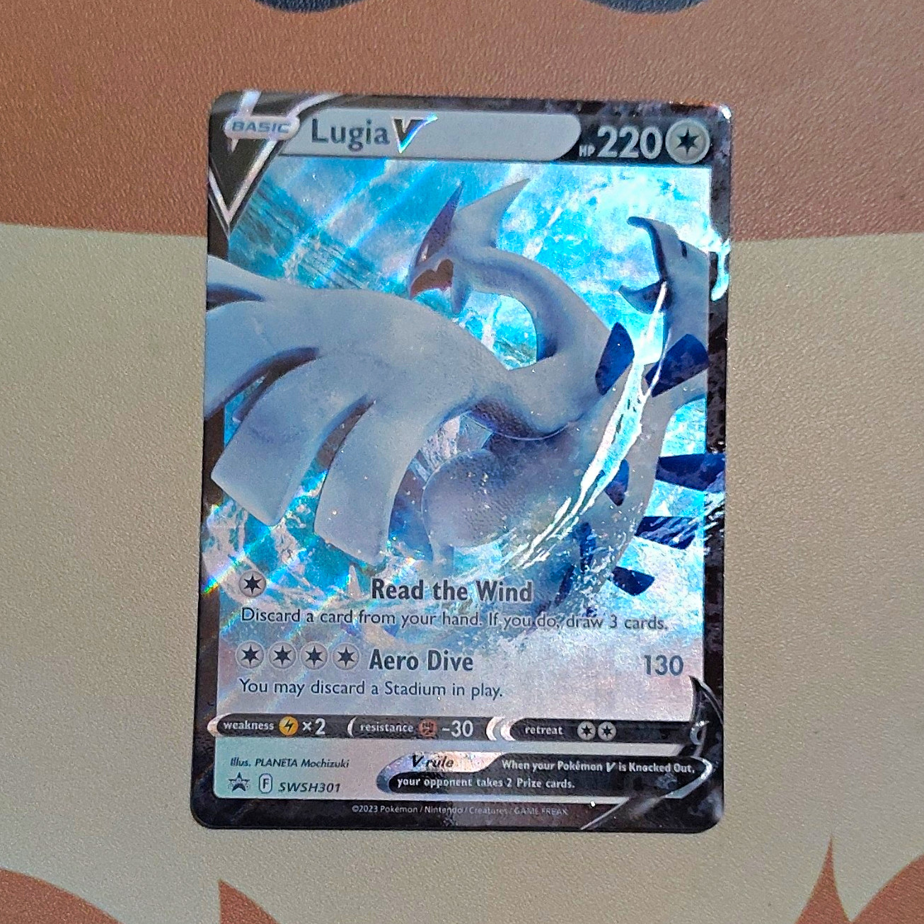Pokémon TCG Lugia V SWSH301 SWSH Promo Cards Holo Promo English 220 HP NM Pokémon TCG Lugia V SWSH301 SWSH Promo Cards Holo Promo English 220 HP NM