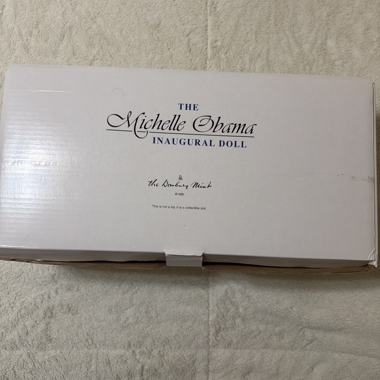 RARE MICHELLE OBAMA Inaugural Doll By The Danbury Mint NEVER OPENED Mint In Box
