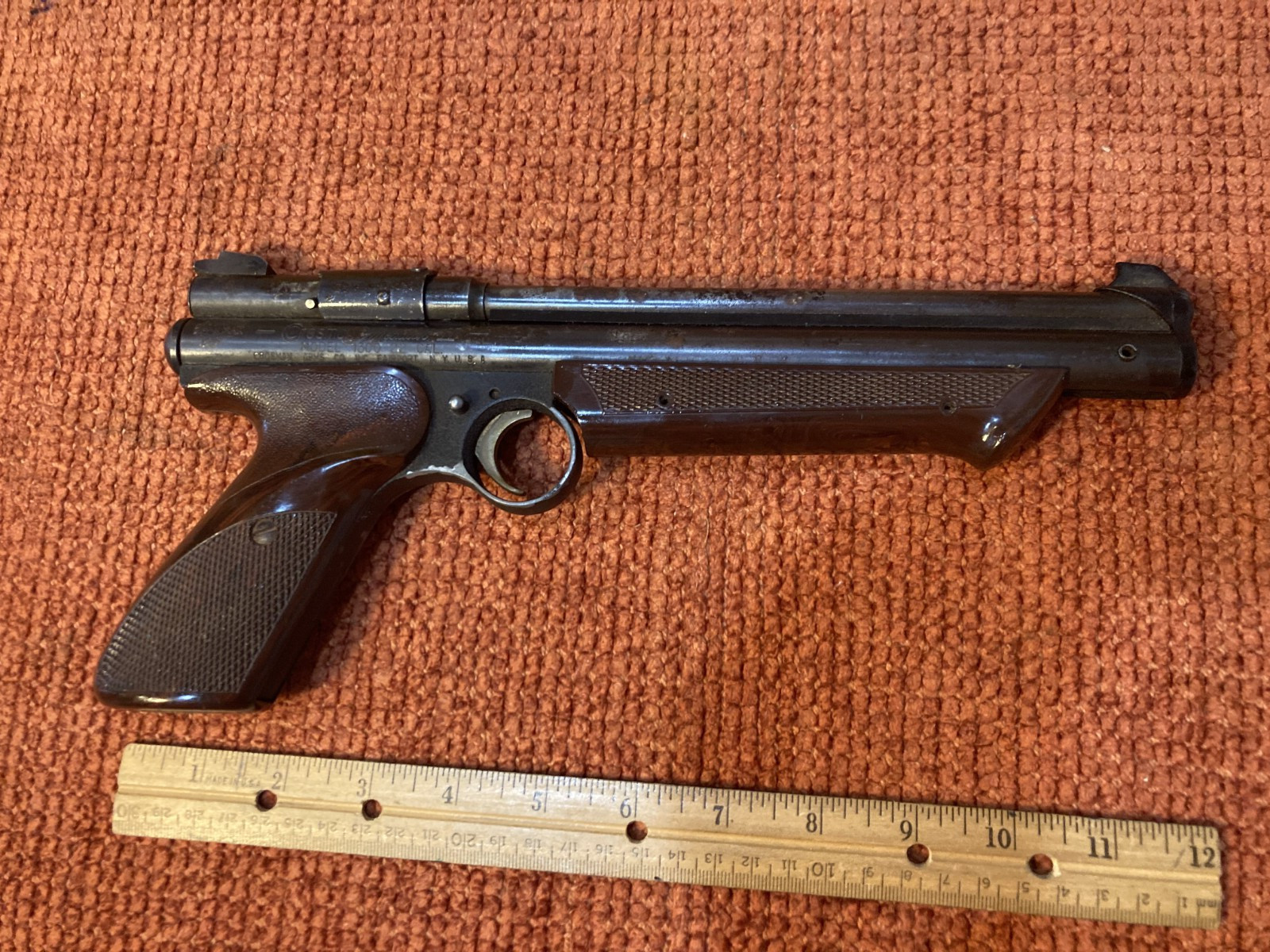 VINTAGE Crosman 1300 Medalist II .22 CAL Pump Up Pistol GD Cond. Holds/Shoots NR