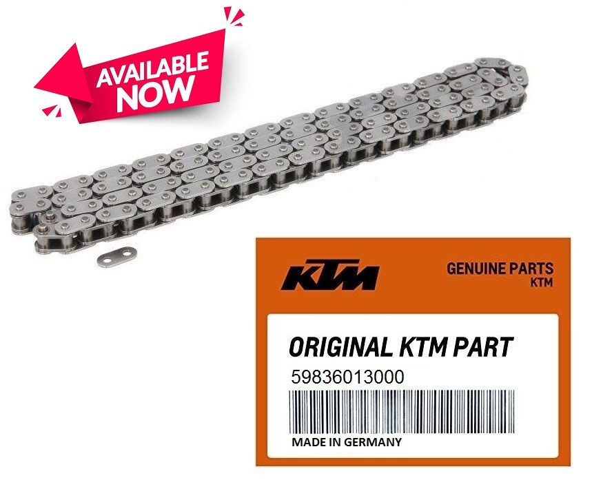 Timing Cam Chain KTM SX SXS EXC MXC MXC SMR 250 400 450 520 525 540 59836013000