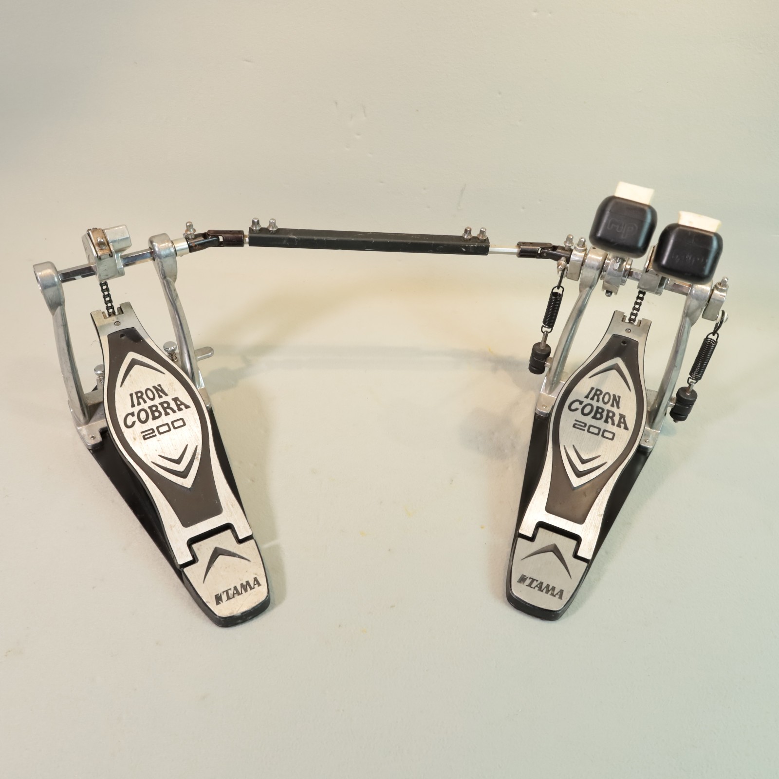 Tama HP200PTW Iron Cobra Double Bass Drum Pedal DW Beaters - Used Good Condition
