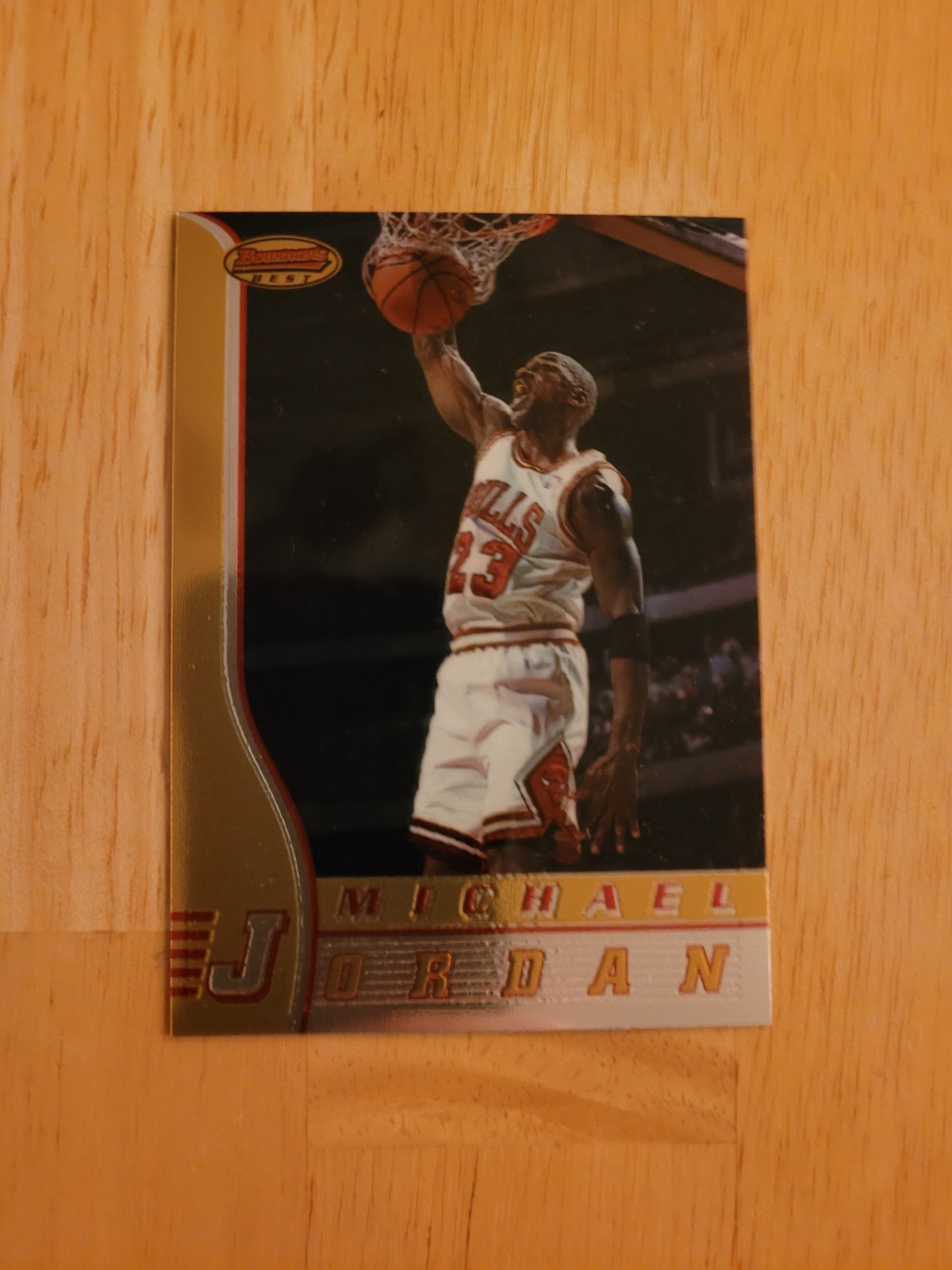 1996-97 Bowman\'s Best #80 Michael Jordan Bulls HOF 1996-97 Bowman\'s Best #80 Michael Jordan Bulls HOF