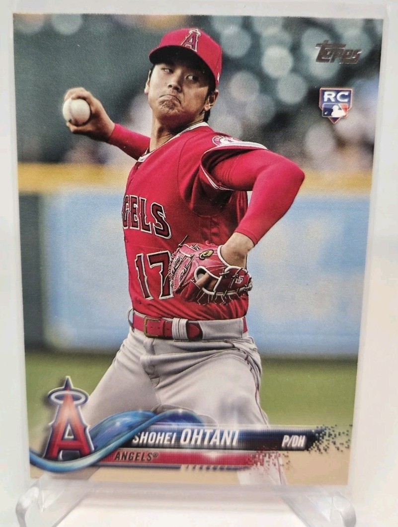 2018 Topps Update Series - Shohei Ohtani #US1 Pitching, Red Jersey (RC) 2018 Topps Update Series - Shohei Ohtani #US1 Pitching, Red Jersey (RC)