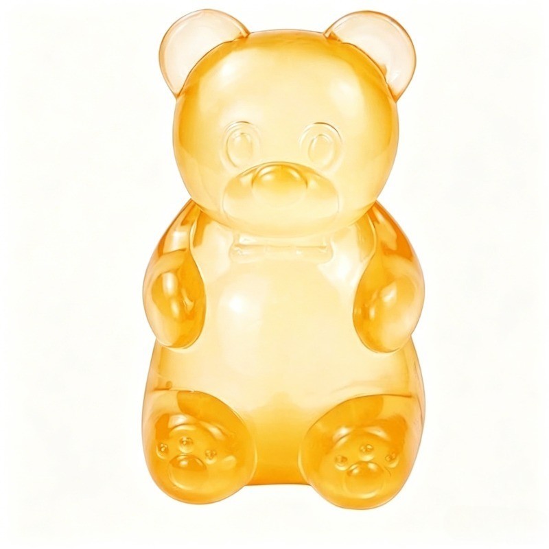 NeeDoh Yellow Gummy Bear Squishy Squeeze Toy Fidget Sensory Stress Reliever BNIB