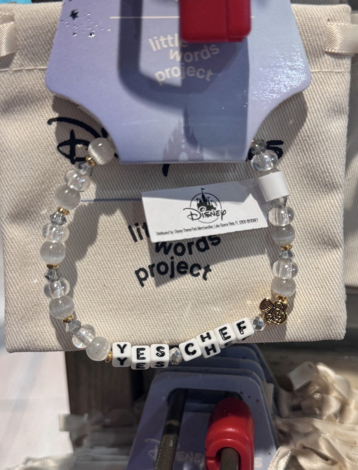 Disney Parks 2026 WDW Little Words Project Ratatouille Yes Chef Remy Bracelet Disney Parks 2026 WDW Little Words Project Ratatouille Yes Chef Remy Bracelet
