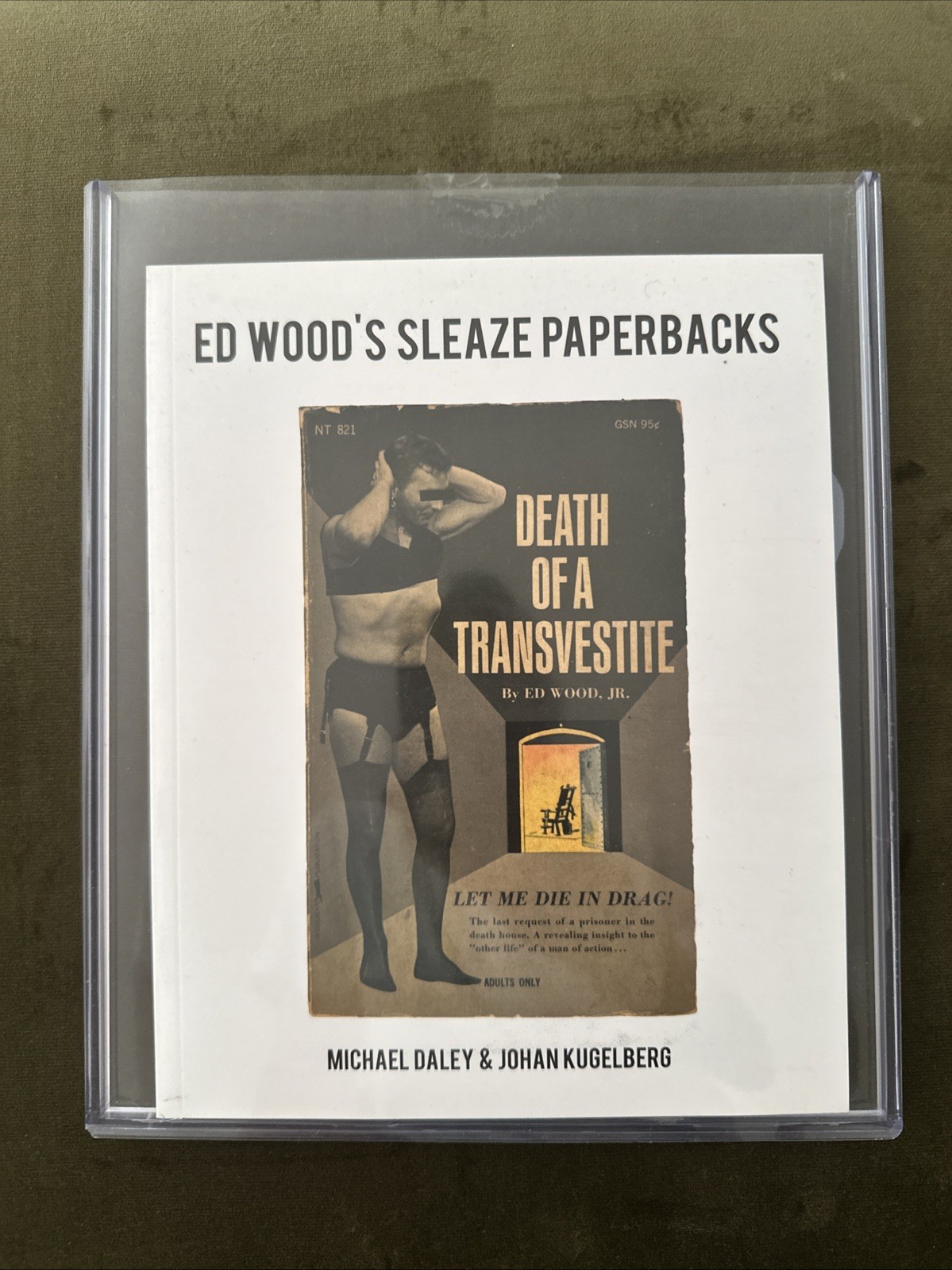 Ed Wood’s Sleaze Paperbacks Deluxe Edition W/ Rare 45