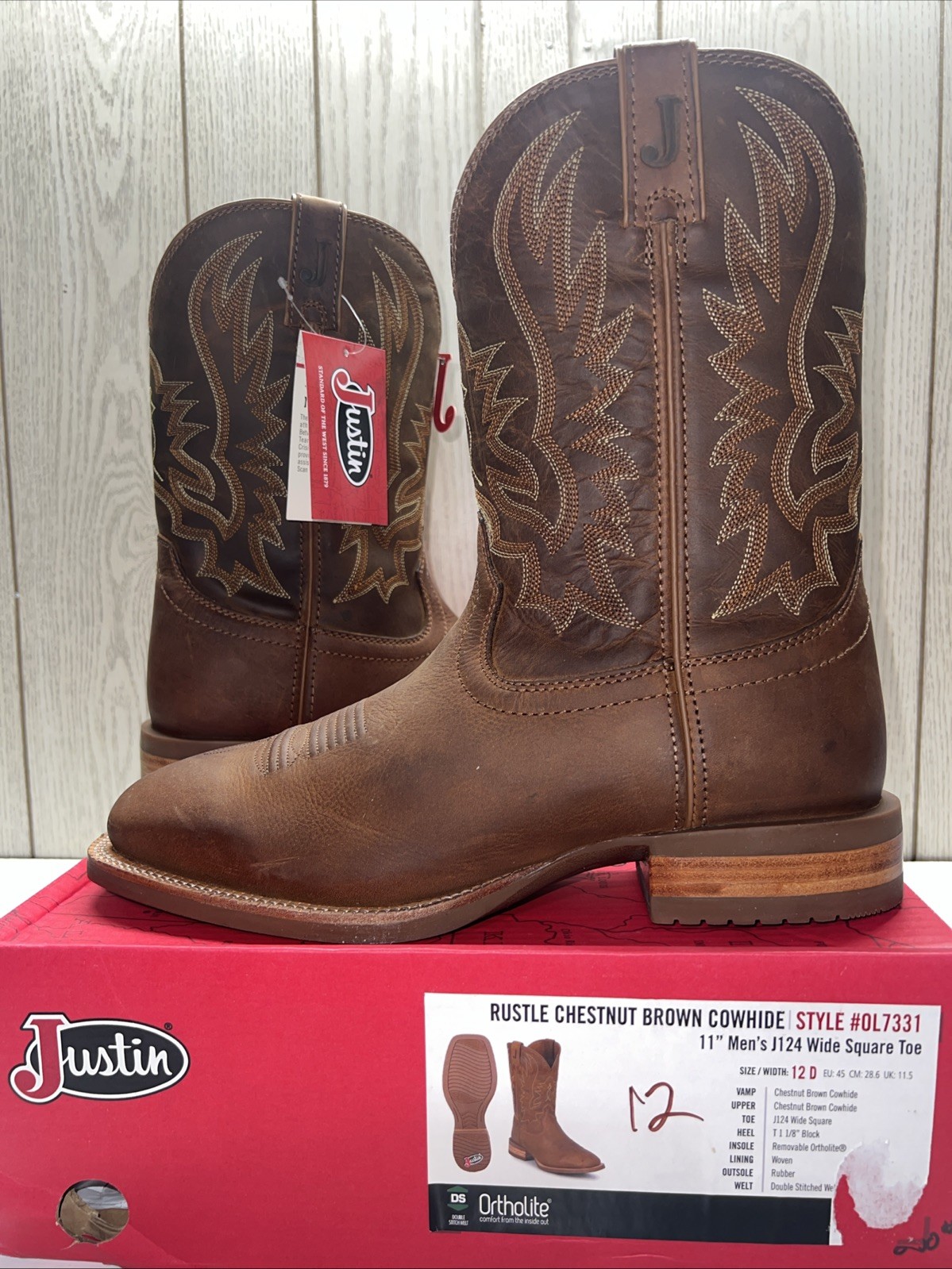 Justin Men\'s Rustle 11\ Justin Men\'s Rustle 11\