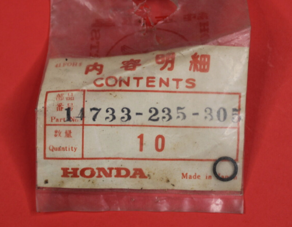 QTY 7 | 1968-1978 Honda CA175 CL175 CB200 Valve Spring Cushion NOS 14733-235-305