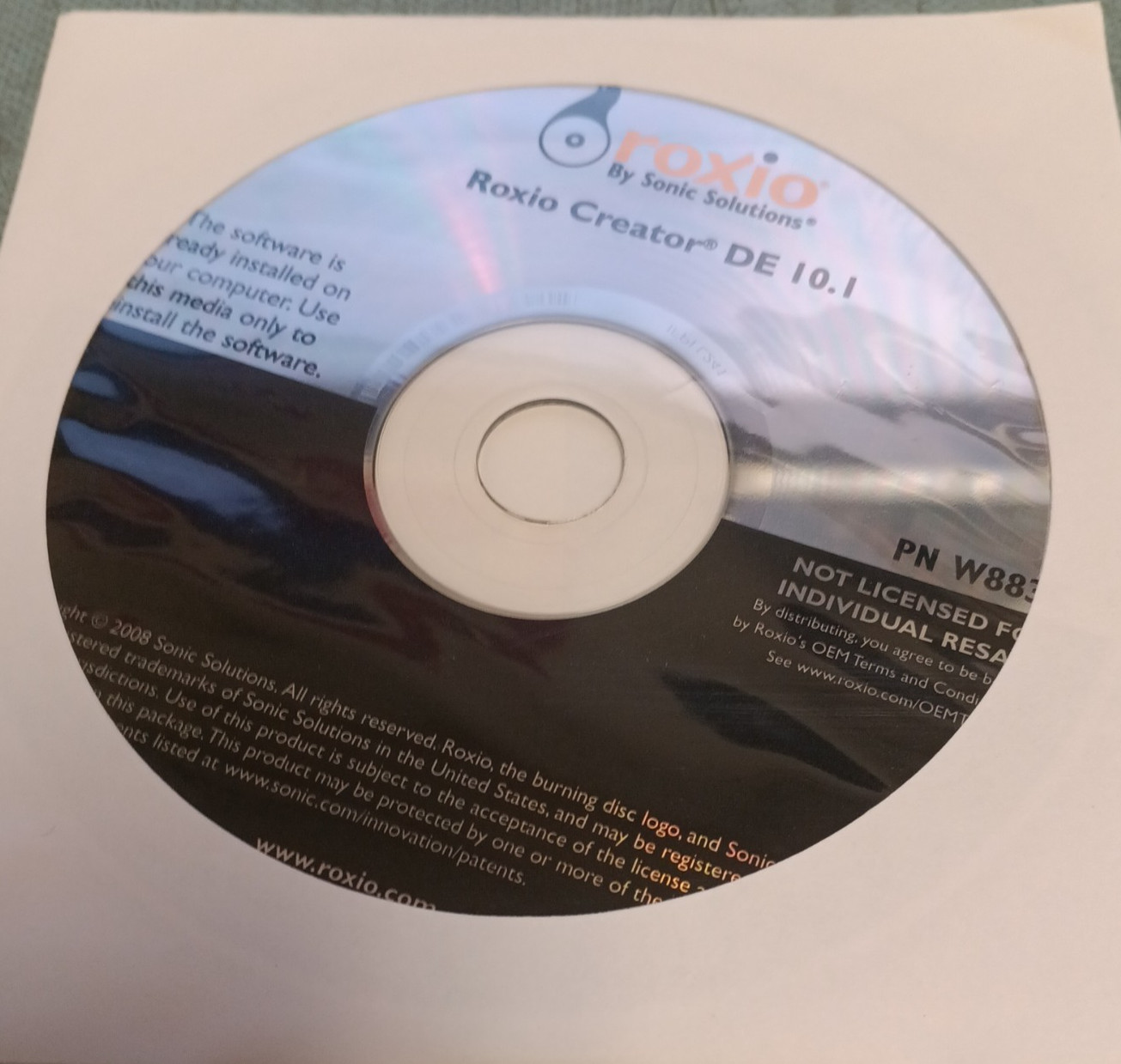Brand New Sealed Roxio Creator 10.1 DE CD OEM Brand New Sealed Roxio Creator 10.1 DE CD OEM
