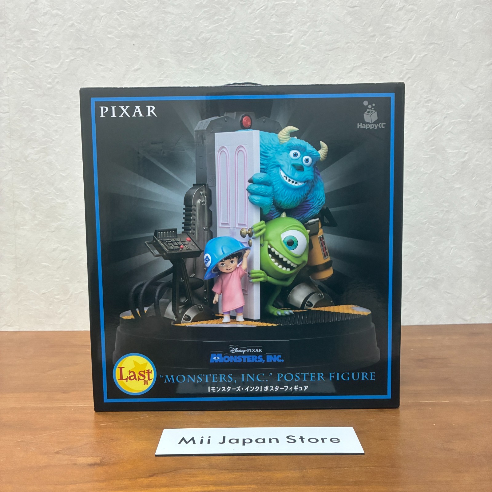 Happy kuji Pixar 2026 Monsters, Inc. Last One Prize Poster Figure Happy Lottery