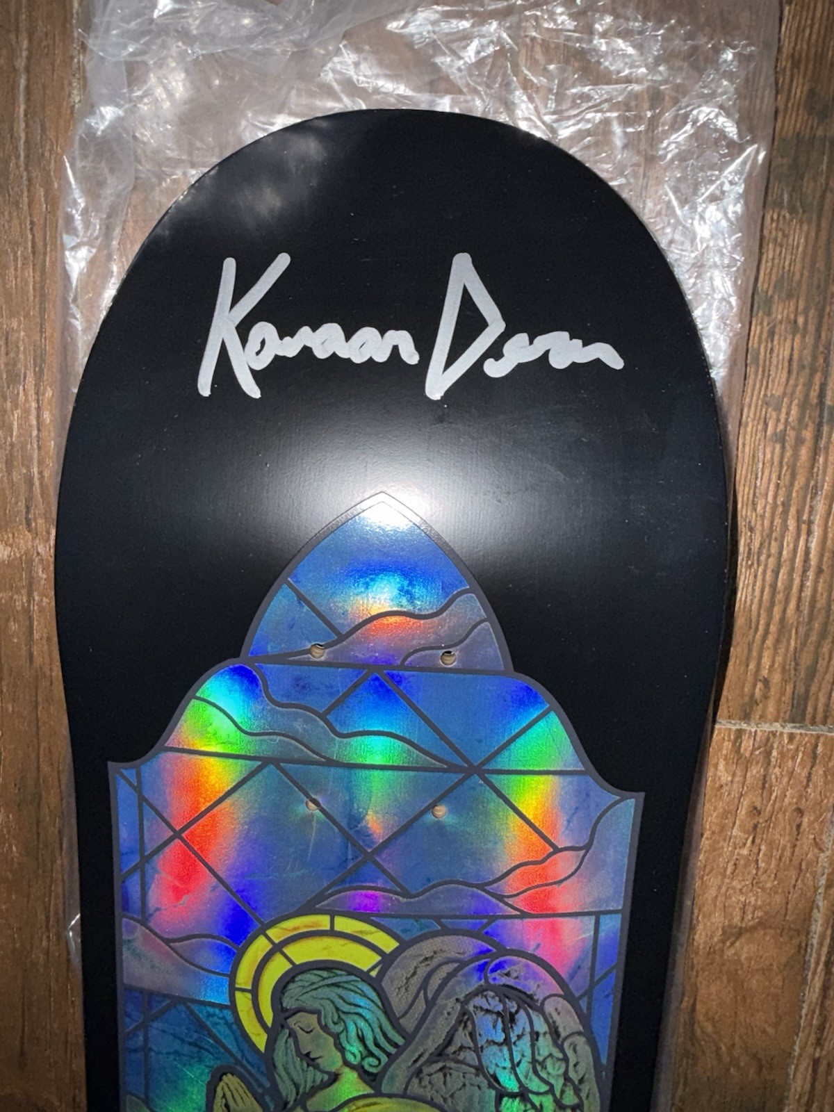 Zero Skateboards Kanaan Dern Holographic Angel Skateboard Deck NEW