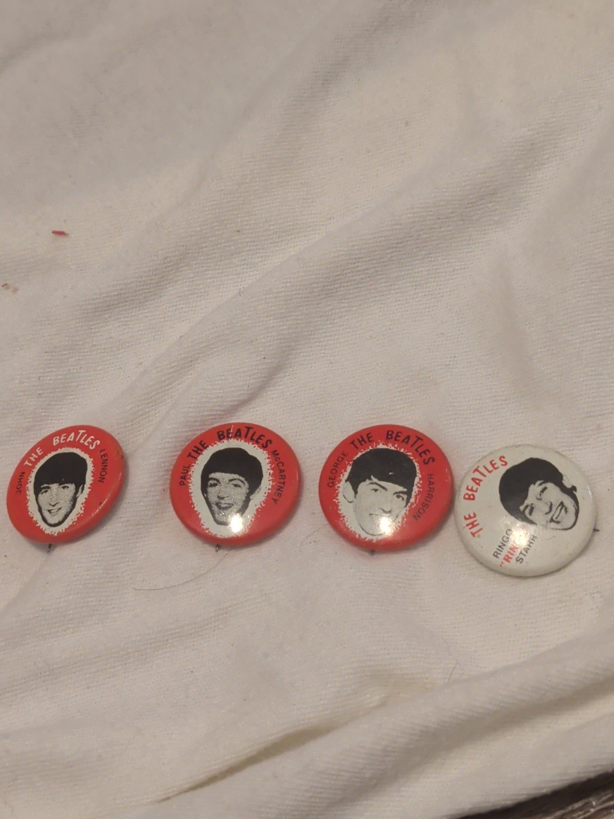 Vintage 1964 Beatles Buttons Vintage 1964 Beatles Buttons