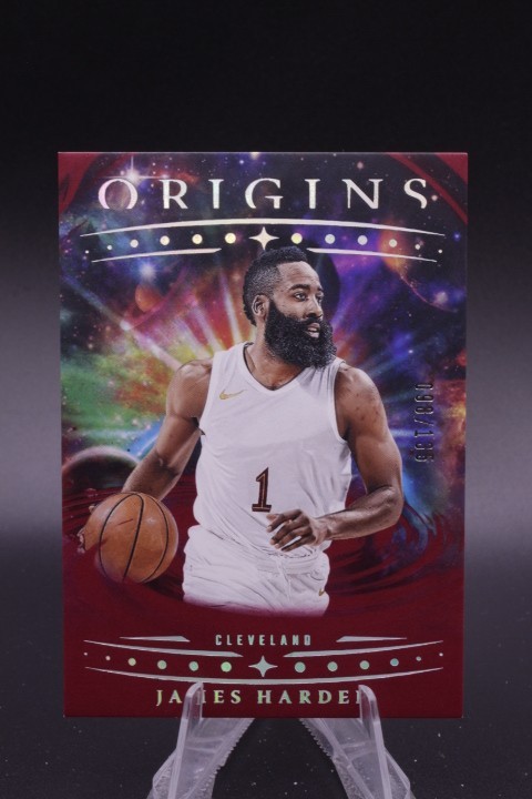 2025-26 Panini Origins - James Harden - Maroon Parallel 098/135 - Cavaliers #4 2025-26 Panini Origins - James Harden - Maroon Parallel 098/135 - Cavaliers #4