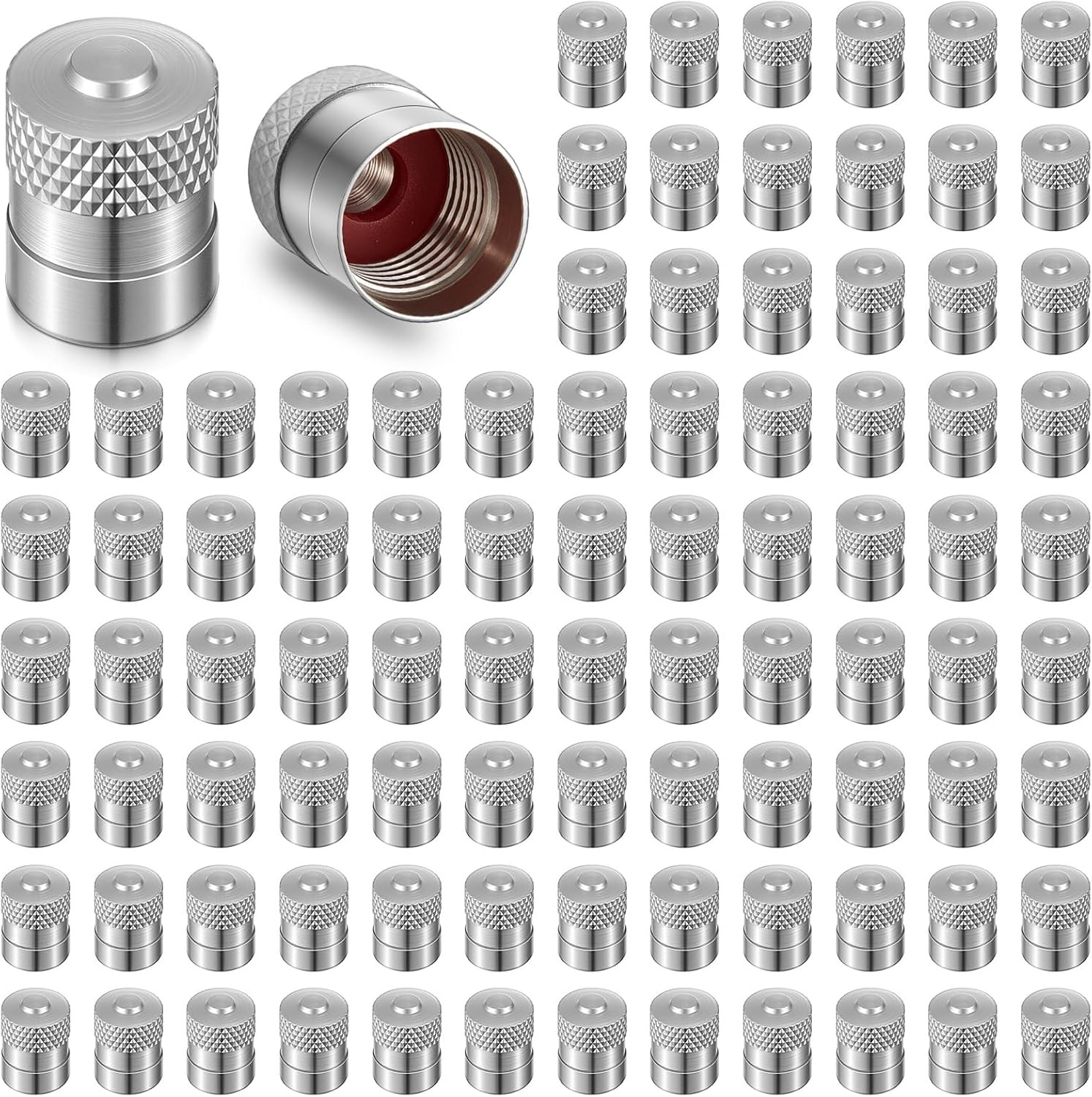 Metal Dome Brass Tire Valve Stem Caps Universal Fit Metal Dome Brass Tire Valve Stem Caps Universal Fit