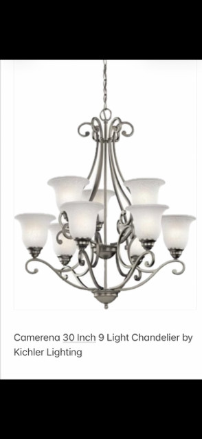 Camerena 30 Inch Light Chandelier by Kichler Lighting Camerena 30 Inch Light Chandelier by Kichler Lighting