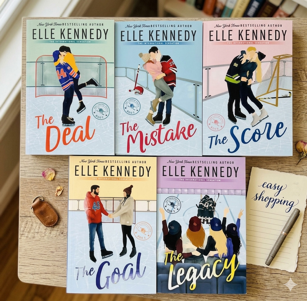 The off Campus 5 book set by Elle Kennedy English Paperback USA The off Campus 5 book set by Elle Kennedy English Paperback USA
