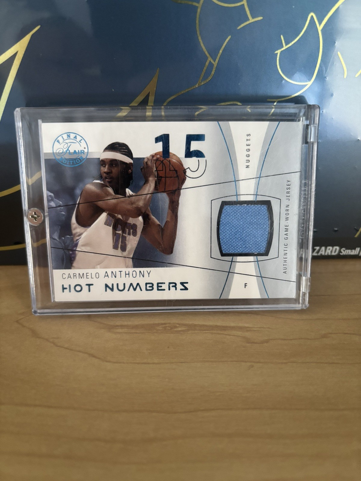 2003-04 Flair Hot Numbers 250 #HN-CA Carmelo Anthony Jersey 130/250 2003-04 Flair Hot Numbers 250 #HN-CA Carmelo Anthony Jersey 130/250