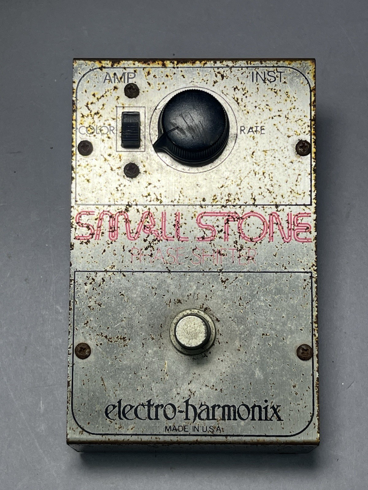 Electro Harmonix Small Stone Phase Shifter 1970\'s USA Guitar Pedal 1976 Vintage Electro Harmonix Small Stone Phase Shifter 1970\'s USA Guitar Pedal 1976 Vintage
