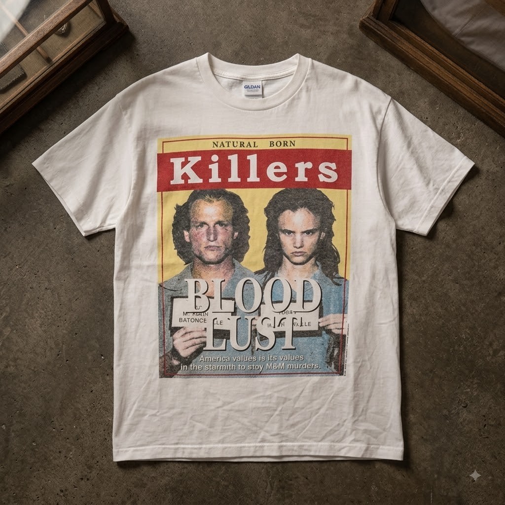 Vtg 1994 Natural Born Killers Blood Lust Concert T Shirt V3