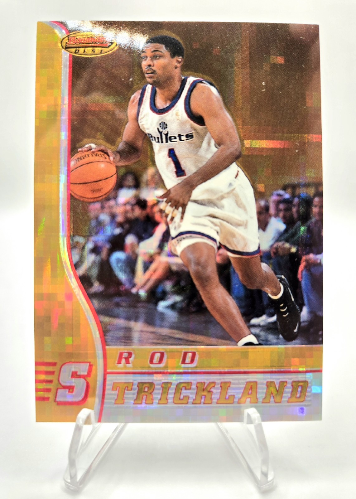 1996-97 Bowman's Best - Rod Strickland #51 Atomic Refractor
