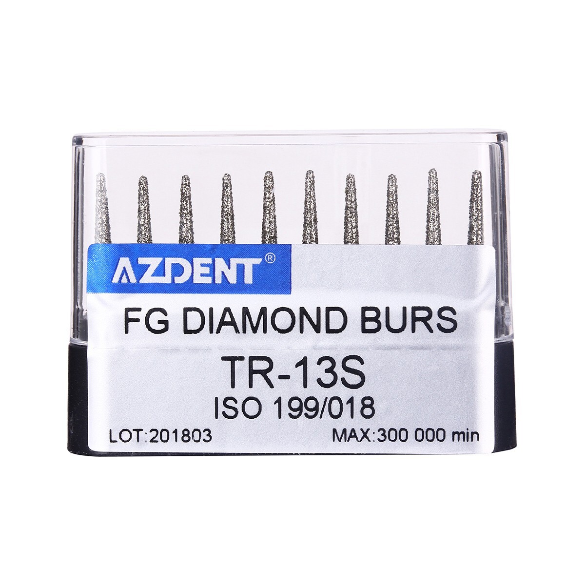 AZDENT Dental Super Coarse Diamond FG Burs for High Speed Handpiece 10Pcs /Box