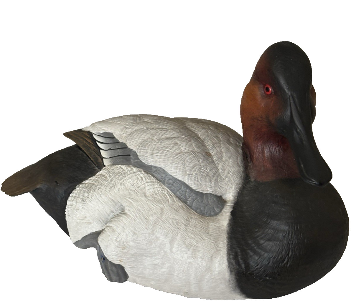 Vintage 1996- 1997 Ducks Unlimited Special Edition Carved Canvasback Duck Decoy