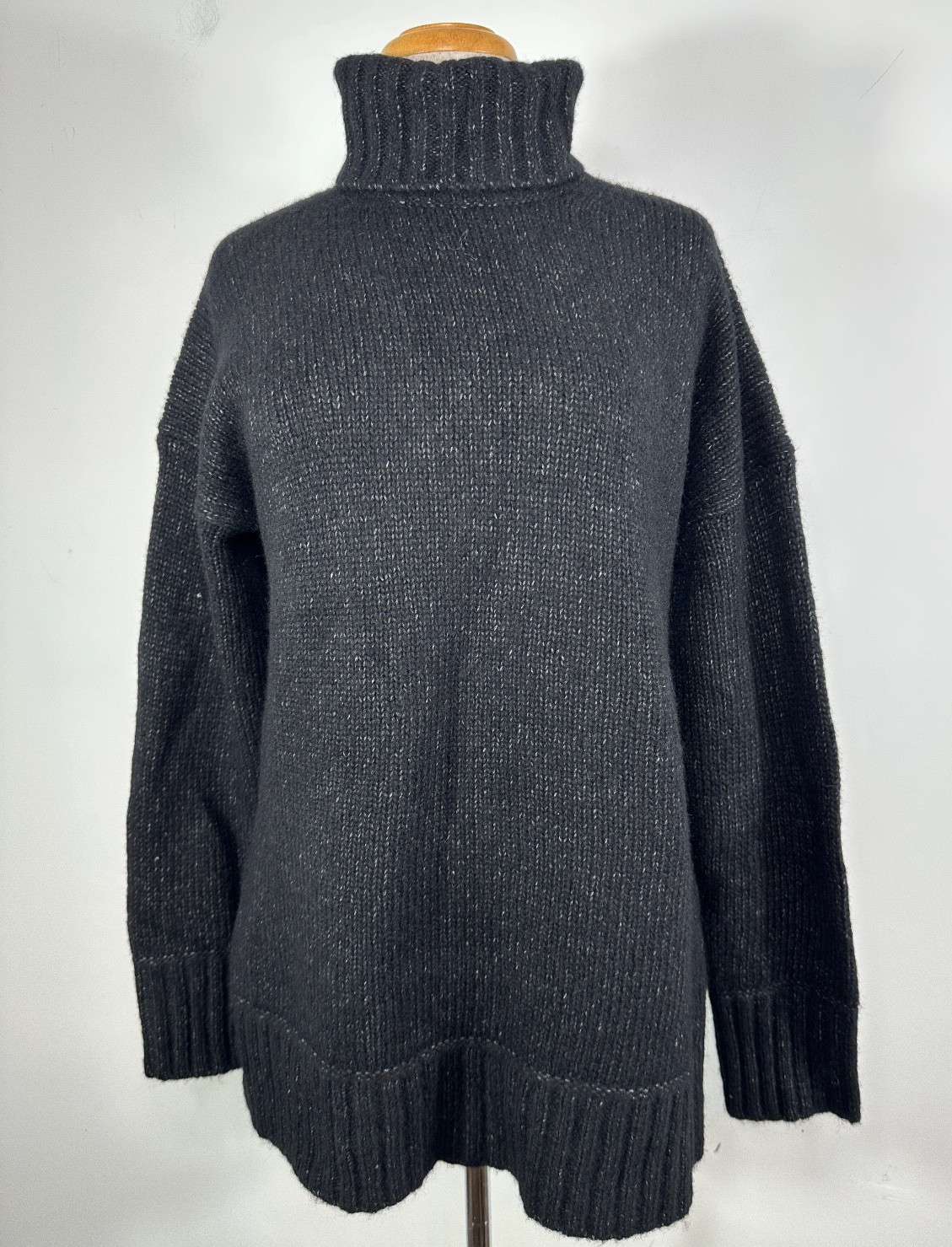 Everlane The Cloud Turtleneck Sweater Womens L Merino Wool Alpaca Chunky Capsule