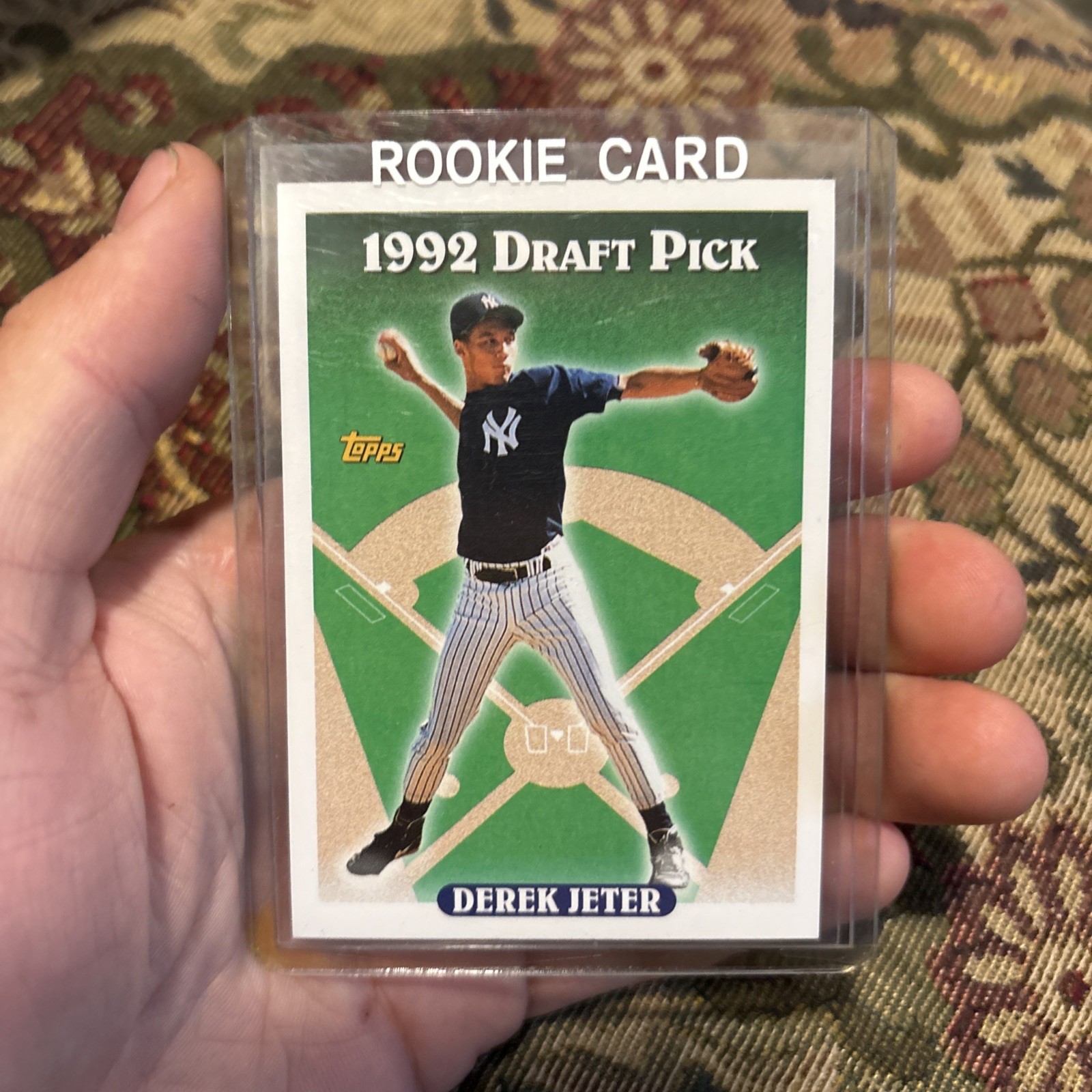 Topps 1993 Topps Derek Jeter 1992 Draft Pick #98 New York Yankees Base Topps 1993 Topps Derek Jeter 1992 Draft Pick #98 New York Yankees Base