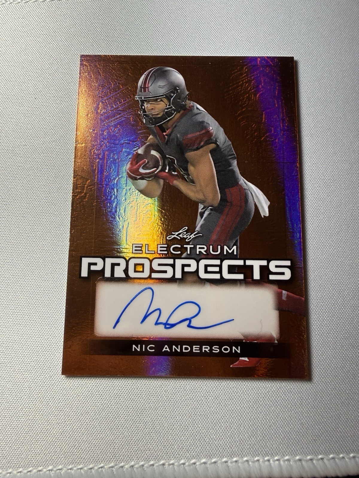2024 Leaf Electrum - Prospects Autographs Nic Anderson #PA-NA1 Bronze /59 (RC) 2024 Leaf Electrum - Prospects Autographs Nic Anderson #PA-NA1 Bronze /59 (RC)