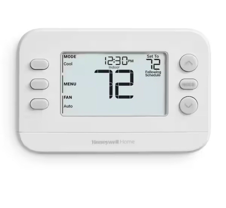 HONEYWELL RTH20B/N X2P HOME PROGRAMMABLE THERMOSTAT 1-STAGE HEAT/COOL 5-2 DAY
