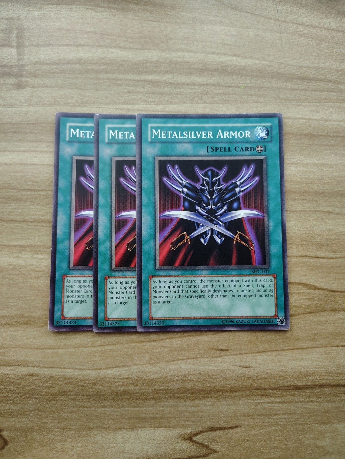 Yu-Gi-Oh - Metalsilver Armor 3X - Full Playset Yu-Gi-Oh - Metalsilver Armor 3X - Full Playset