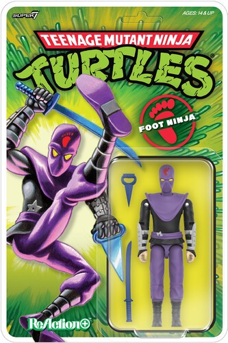 Super7 - Teenage Mutant Ninja Turtles - ReAction+ Wv1 - Foot Ninja (TMNT) [New T