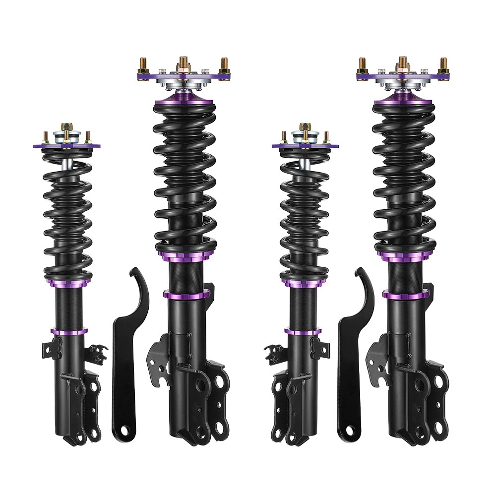 Complete Coilovers for 2002-2011 Toyota Camry Adjustable Height Front & Rear Complete Coilovers for 2002-2011 Toyota Camry Adjustable Height Front & Rear