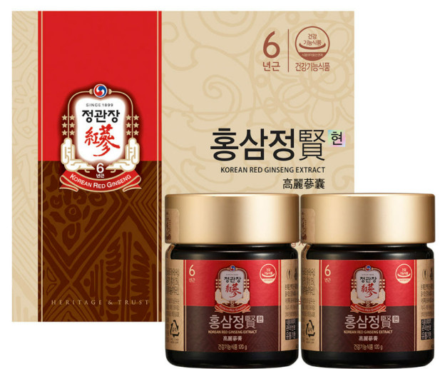 KGC CheongKwanJang Korean Red Ginseng Extract 240g Gift Set 6-Year Root 120g x2 KGC CheongKwanJang Korean Red Ginseng Extract 240g Gift Set 6-Year Root 120g x2