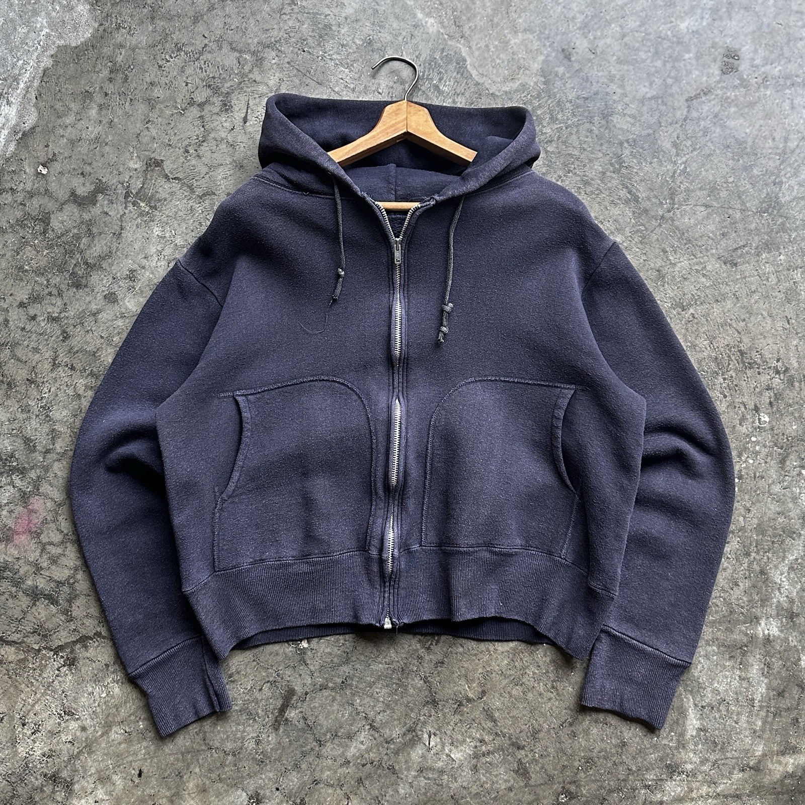 Vintage 50s 60s Jc Penney Split Pocket Zip Up Hoodie Vintage 50s 60s Jc Penney Split Pocket Zip Up Hoodie