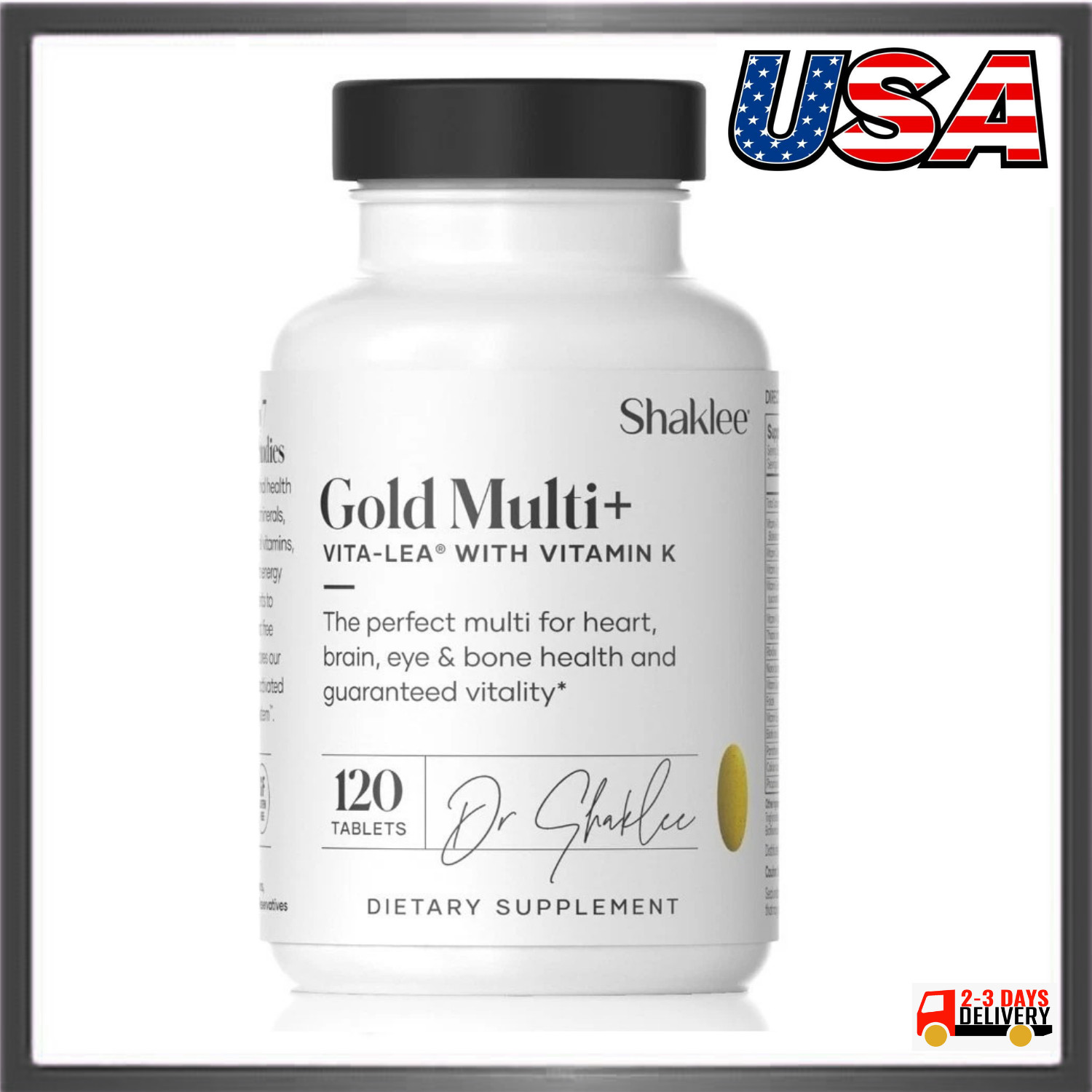 Vita-Lea Gold® with Vitamin K for Adults Over 50 - High-Potency Formula 120 Tabl Vita-Lea Gold® with Vitamin K for Adults Over 50 - High-Potency Formula 120 Tabl