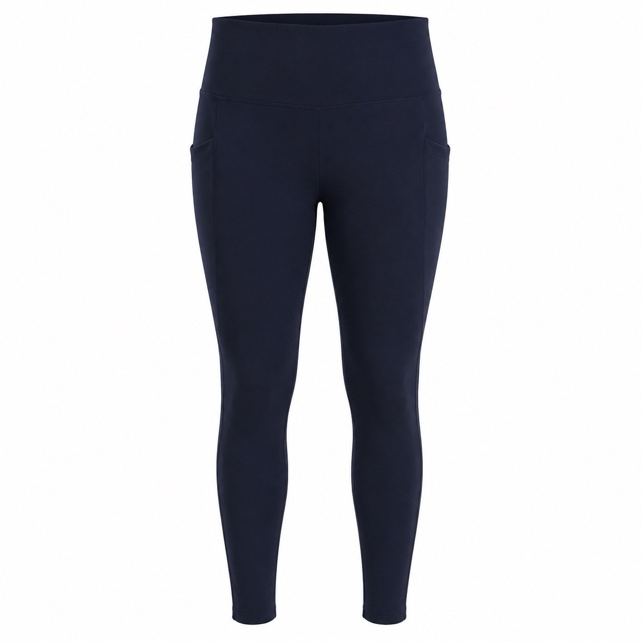 Lildy 1135S High Rise Ankle Leggings Pockets Yoga Athleisure Blue S-M 25\