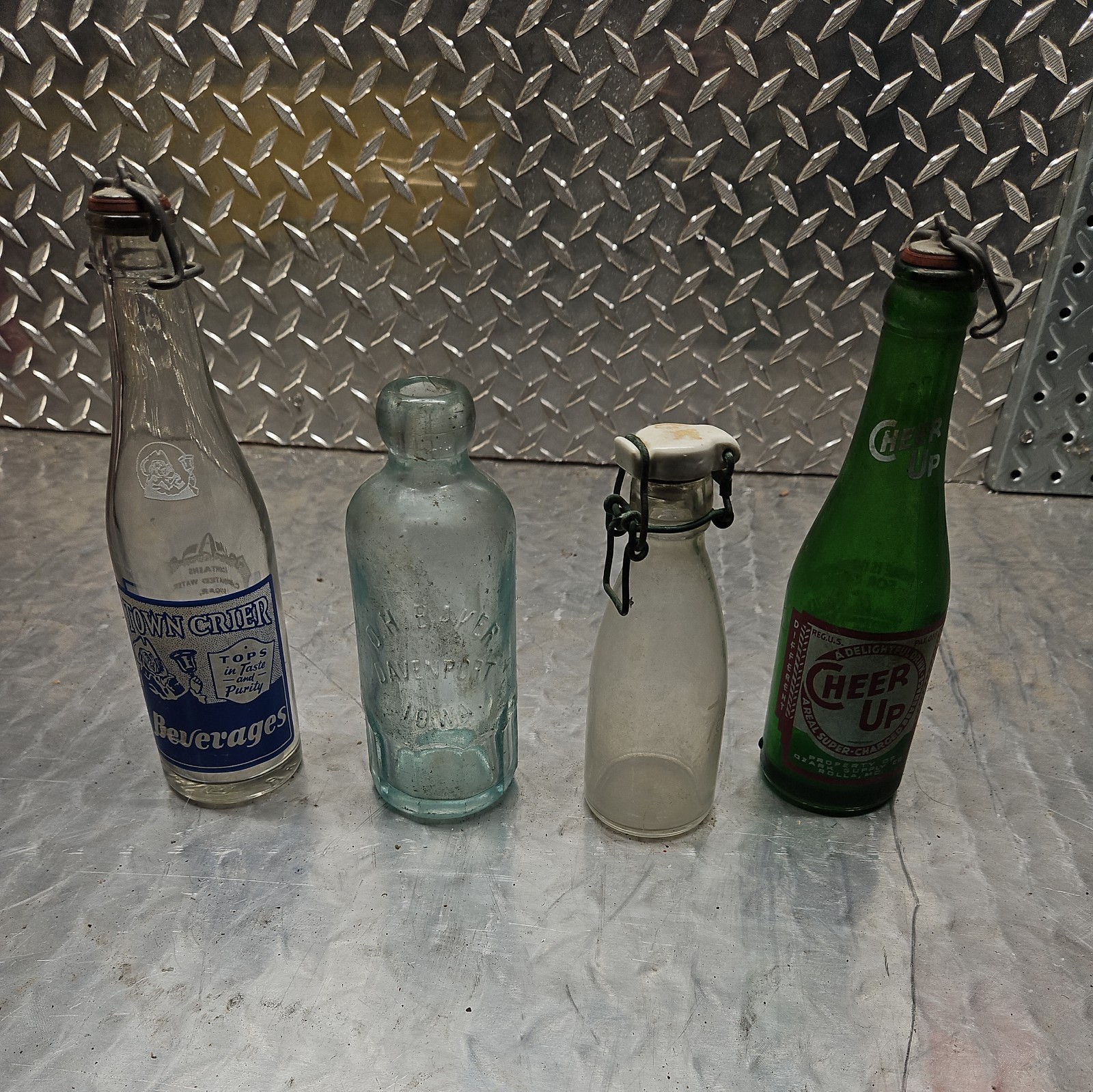 4 Vintage antique bottles MidWest finds 4 Vintage antique bottles MidWest finds