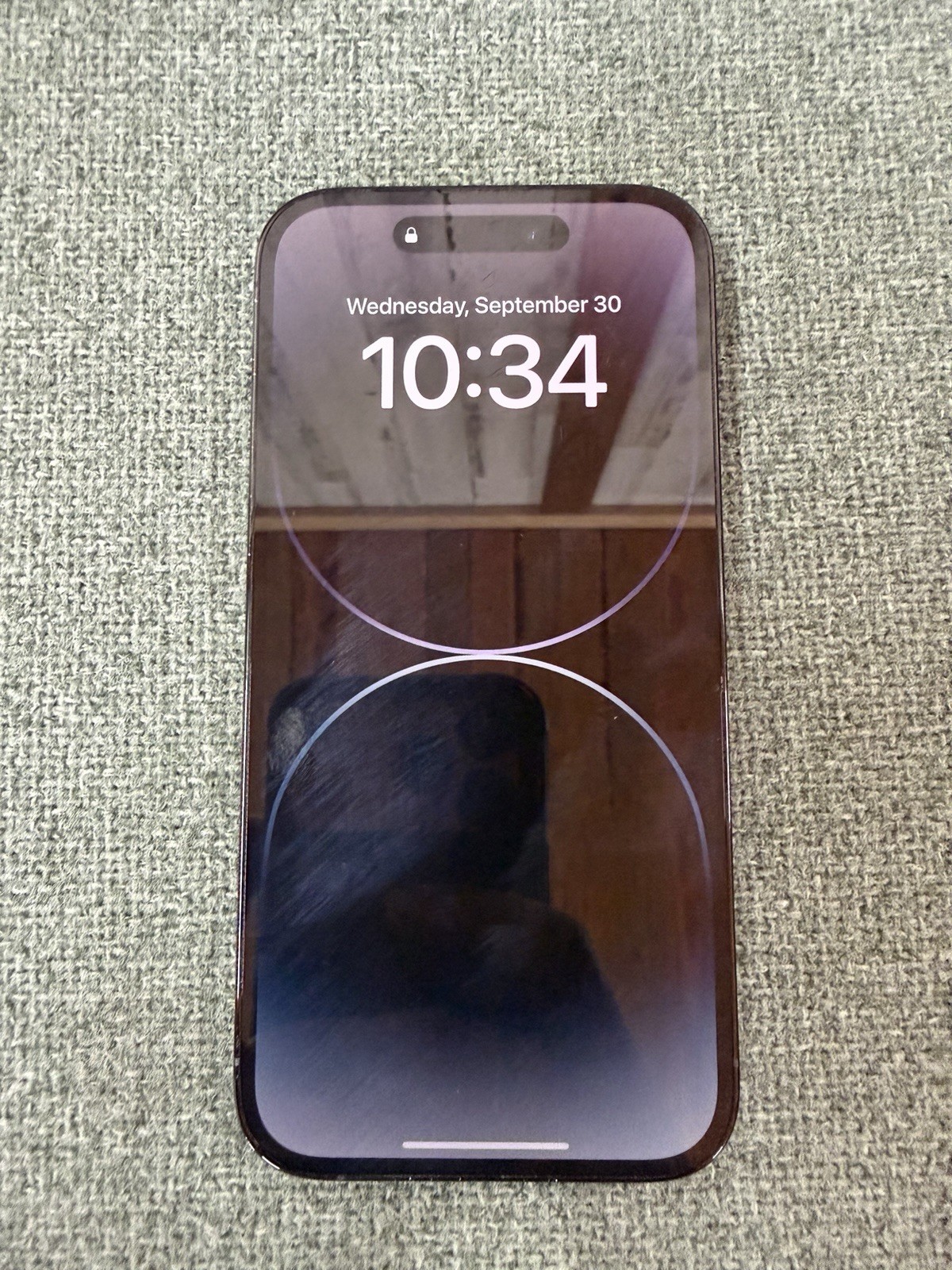 Apple iPhone 14 Pro Max 128 GB Deep Purple Unlocked Back Glass Dmg 90% Bttry