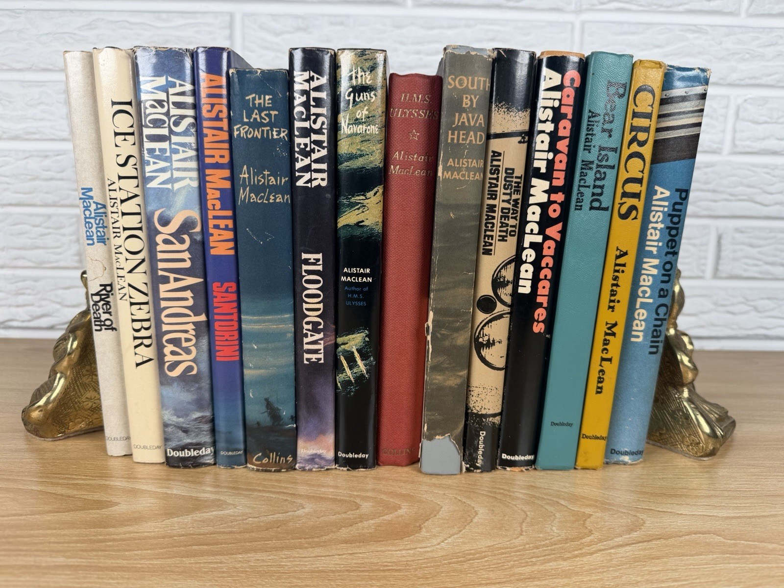 14 Alistair MacLean Hardcover Book Lot Navarone Ice Station Zebra 1st Editions