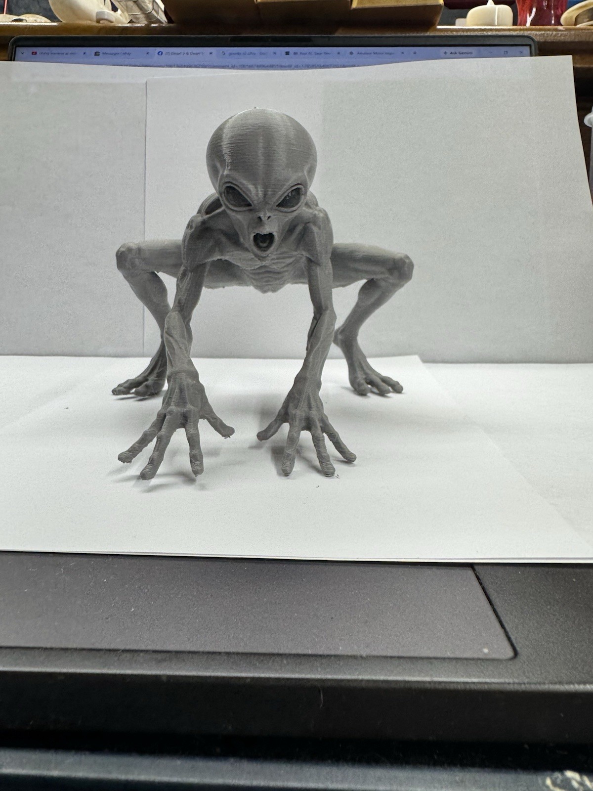 The Night Crawler Alien Figure The Rake 5” Tall 3D Printed The Night Crawler Alien Figure The Rake 5” Tall 3D Printed