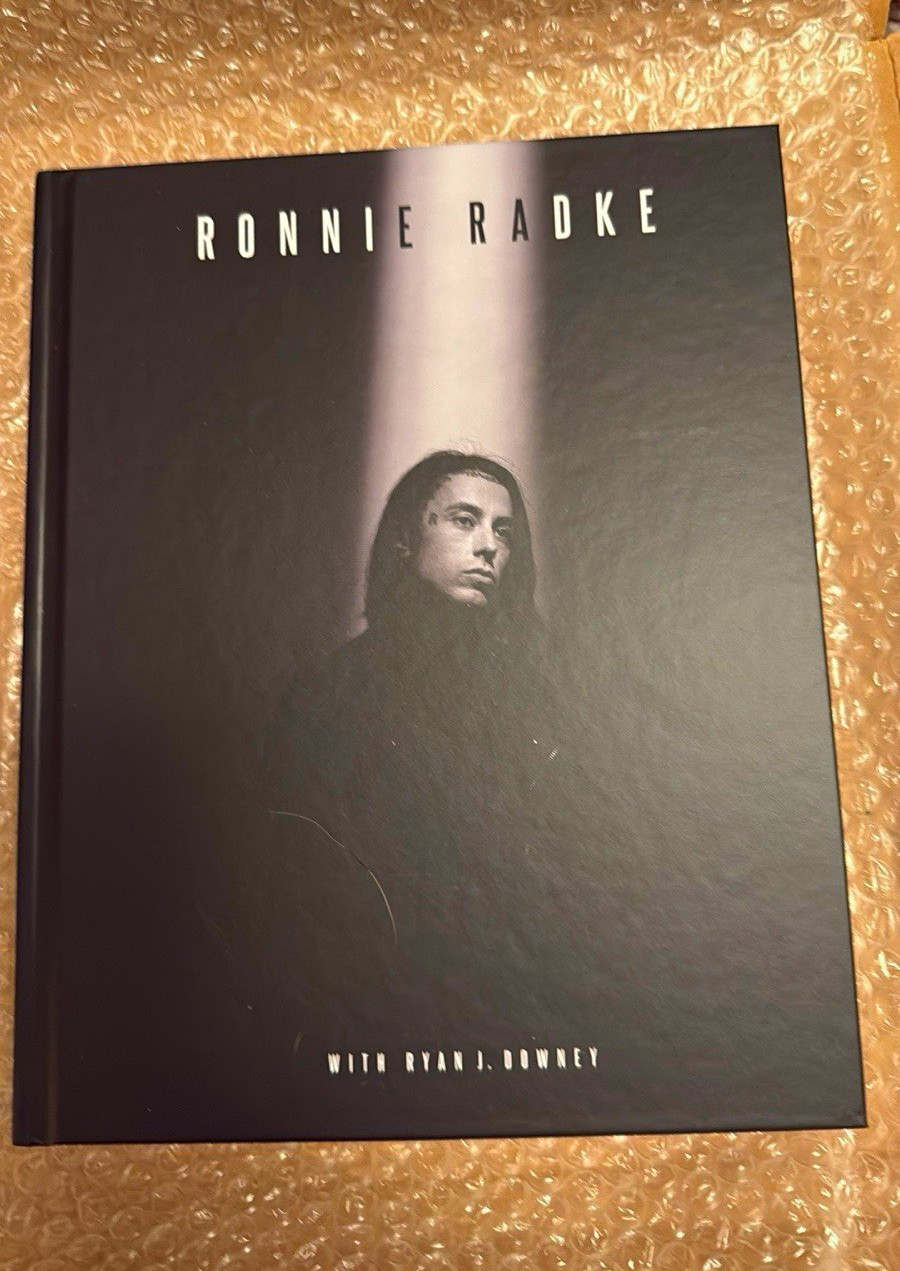 Ronnie Radke Hardcover Biography Book Signed by Ronnie Radke (Music) Ronnie Radke Hardcover Biography Book Signed by Ronnie Radke (Music)