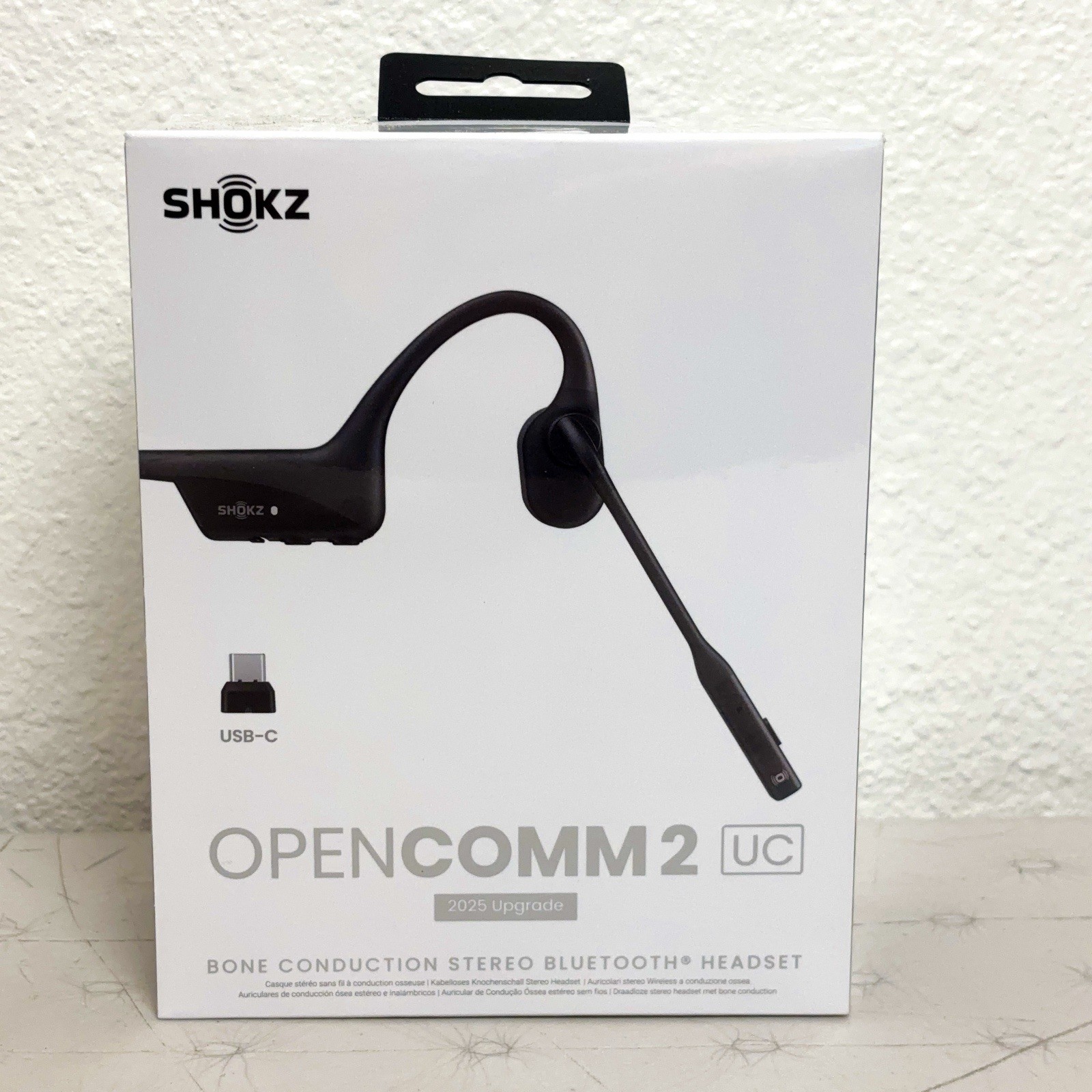 Shokz OpenComm2 UC 2025 Upgrade Bone Conduction Stereo Bluetooth Headset SEALED Shokz OpenComm2 UC 2025 Upgrade Bone Conduction Stereo Bluetooth Headset SEALED