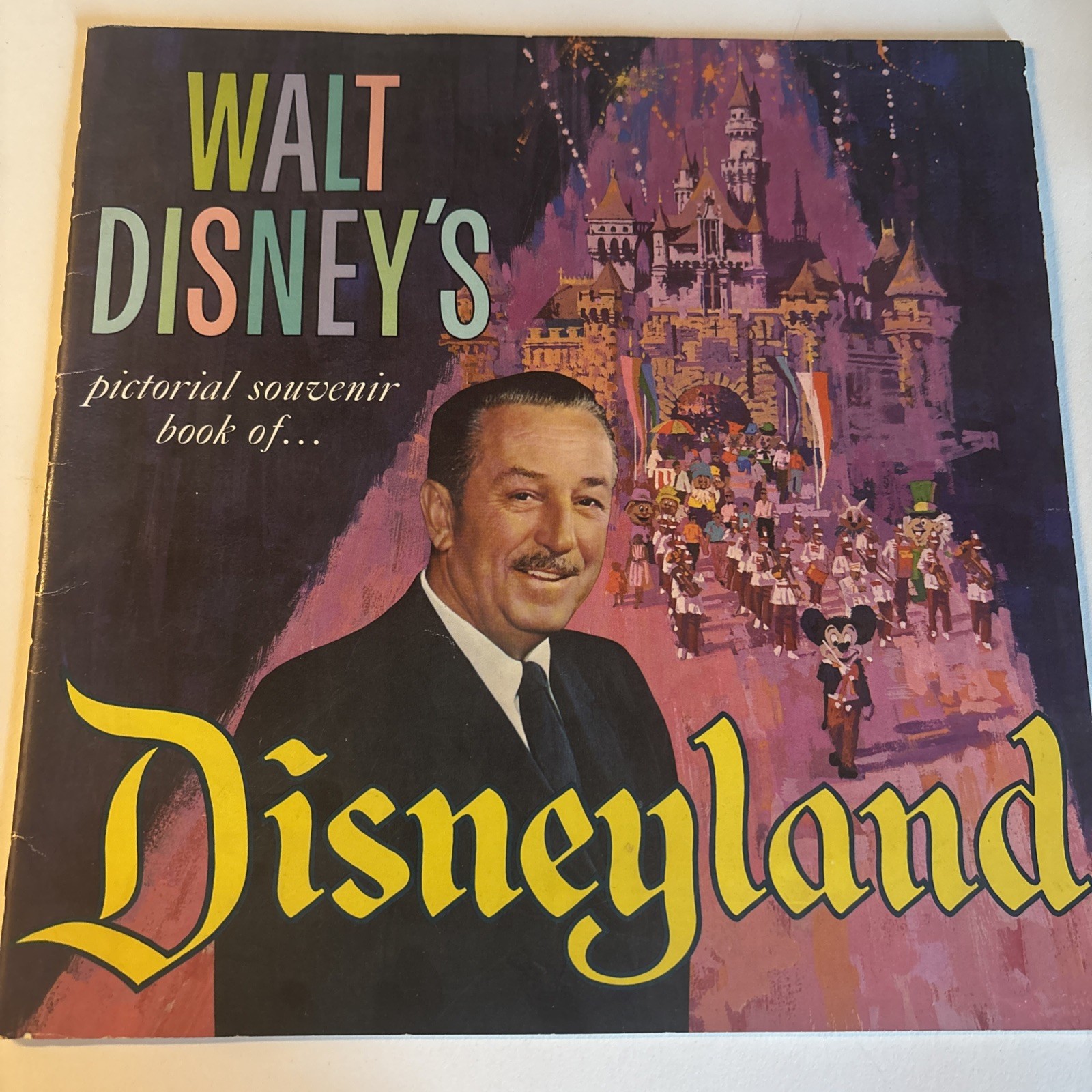Walt Disney's Pictorial Souvenir Book Of Disneyland Vintage 1965 New Walt Disney's Pictorial Souvenir Book Of Disneyland Vintage 1965 New