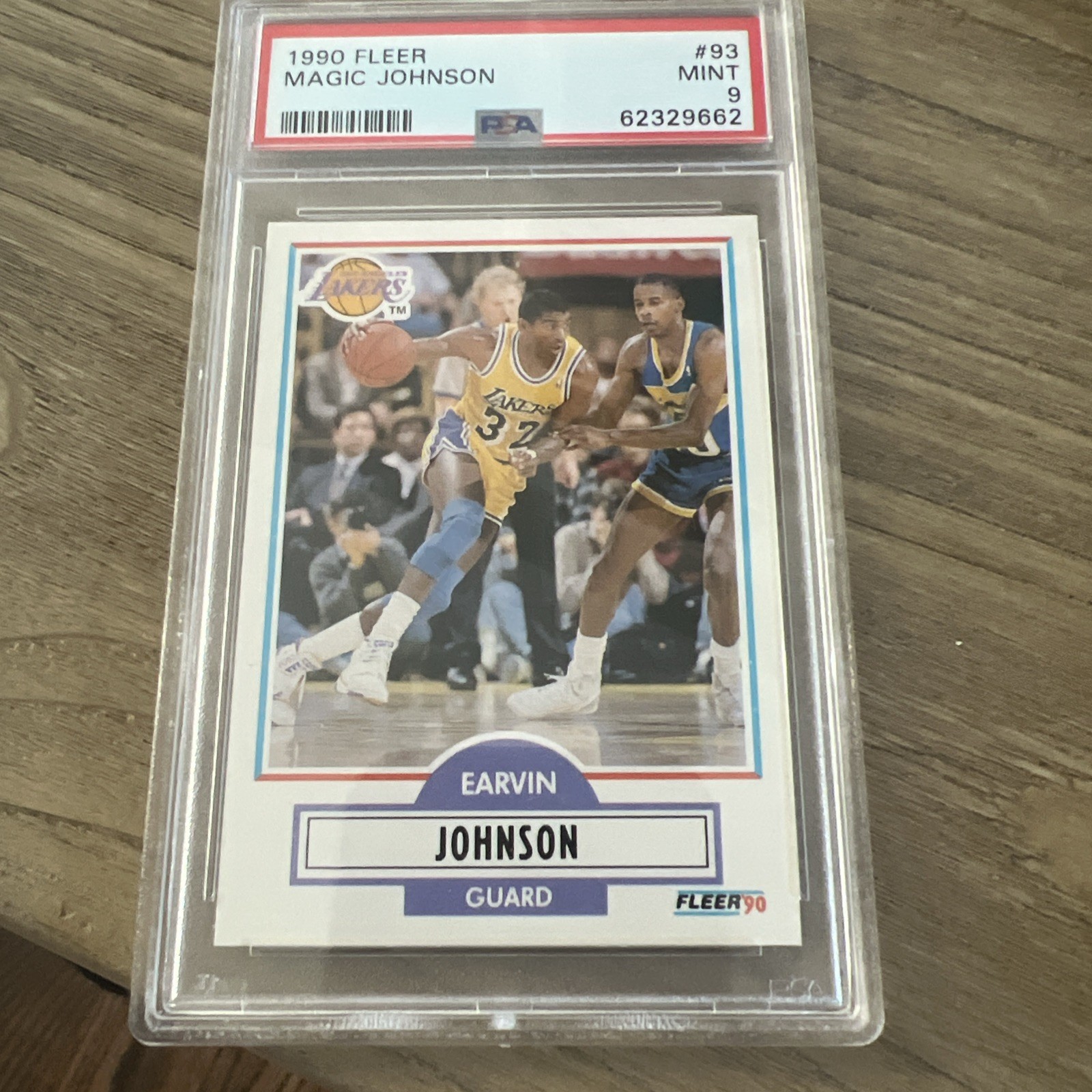 1990-91 Fleer - Magic Johnson - PSA 9 MINT - (Last Full Season Before Diagnosis) 1990-91 Fleer - Magic Johnson - PSA 9 MINT - (Last Full Season Before Diagnosis)