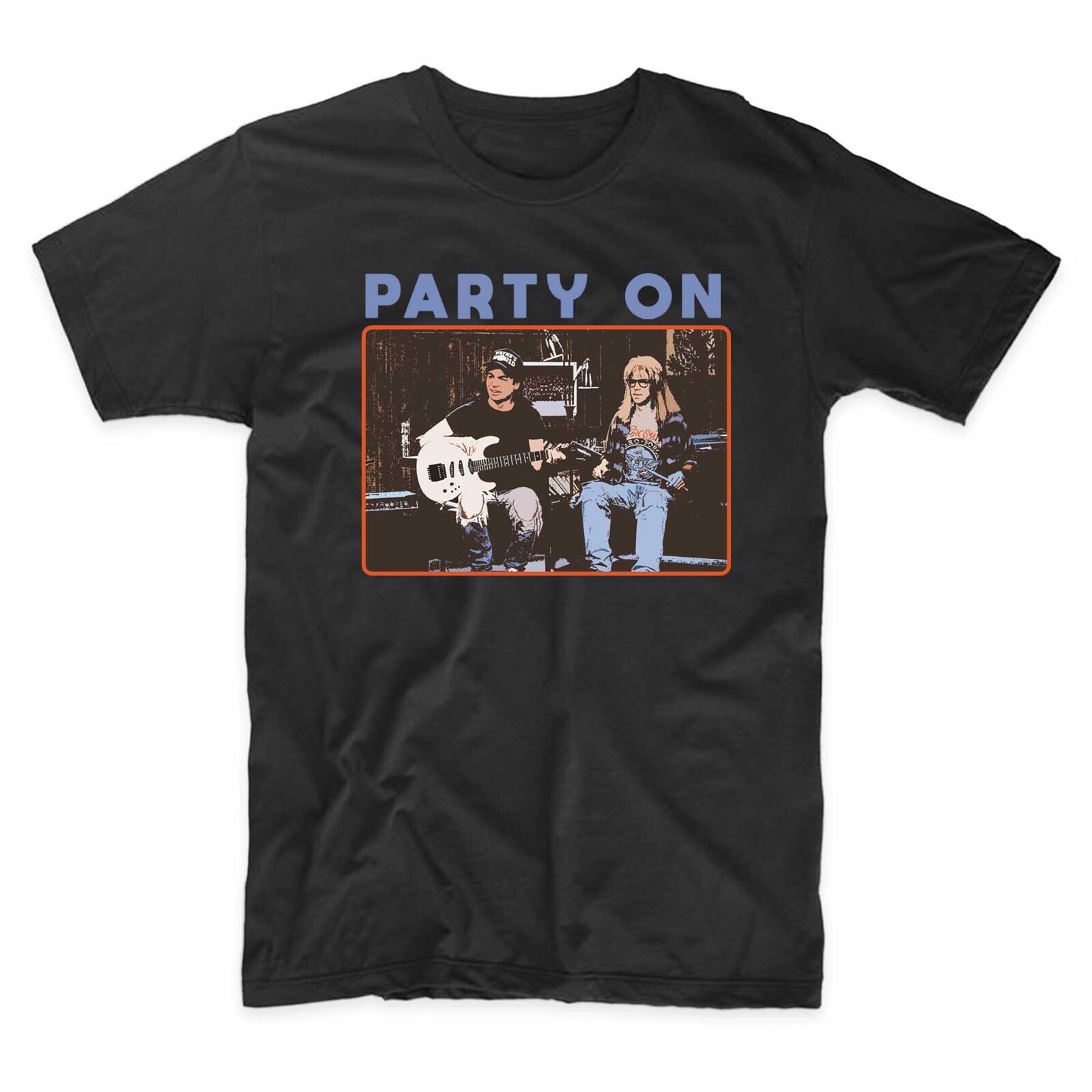 1990s Wayne\'s World Party On T Shirt - Adult - Youth - Toddler F157 1990s Wayne\'s World Party On T Shirt - Adult - Youth - Toddler F157